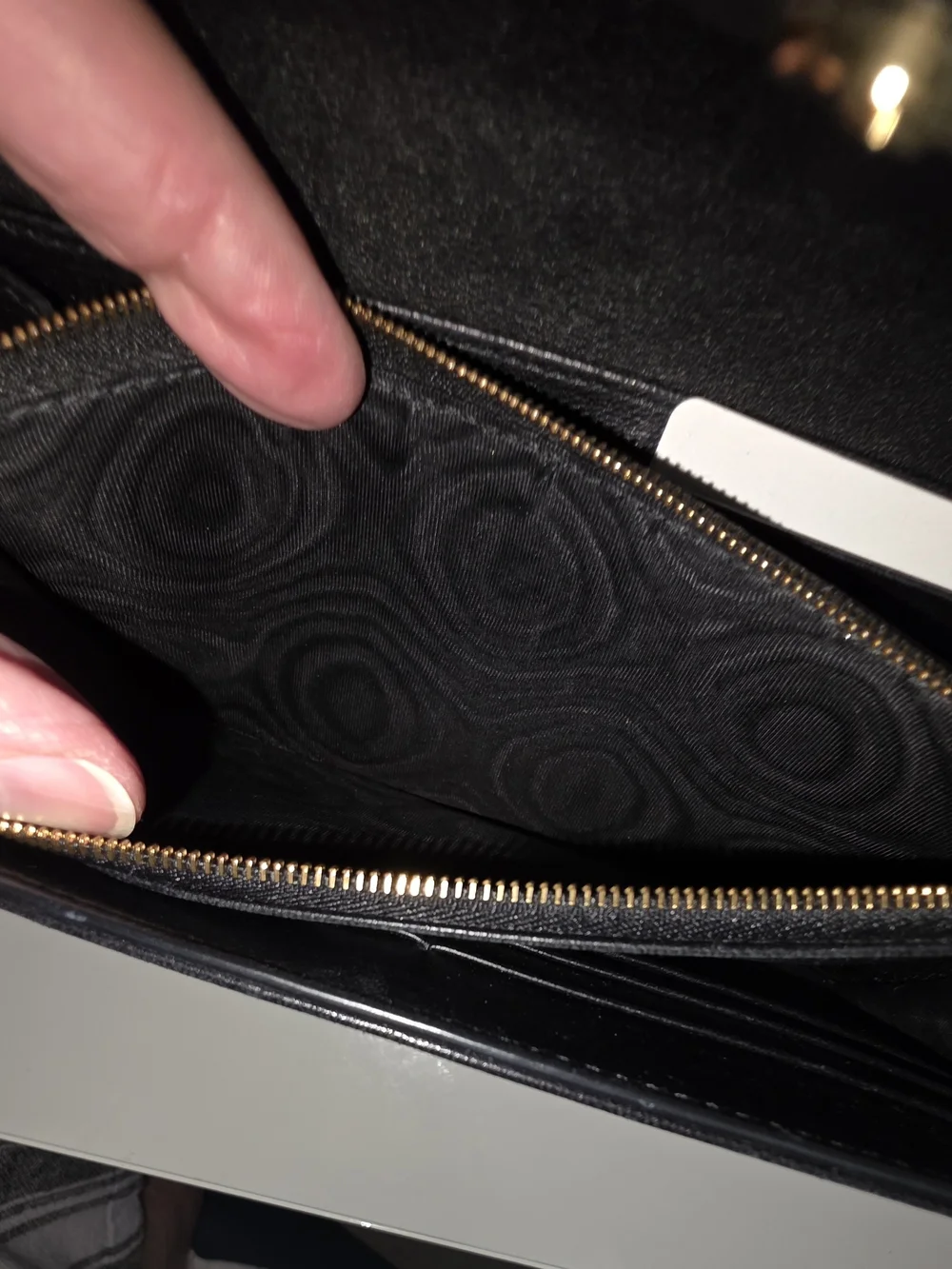 Dior Black Quilted Leather Wallet with Gold-Tone Hardware